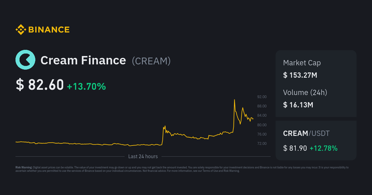 크림 파이낸스(Cream Finance)란 무엇인가