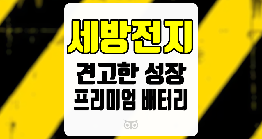 세방전지, 프리미엄 배터리 시장에서의 지속적인 성장과 안정적인 실적