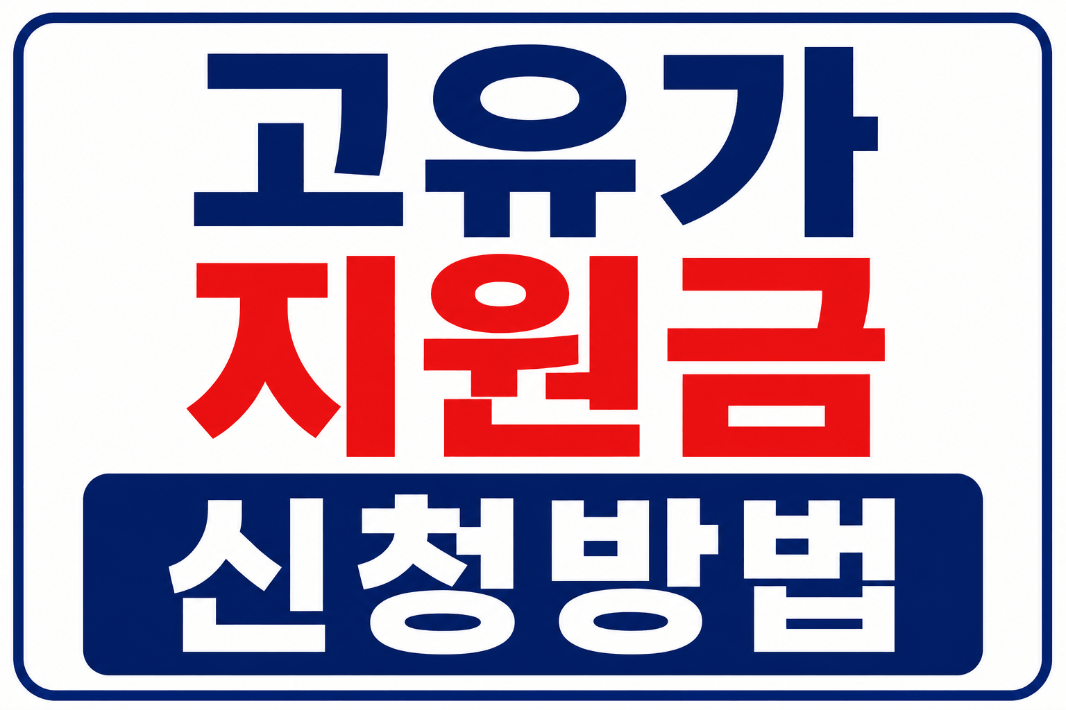 고유가 지원금 신청방법, 신청대상, 카드사