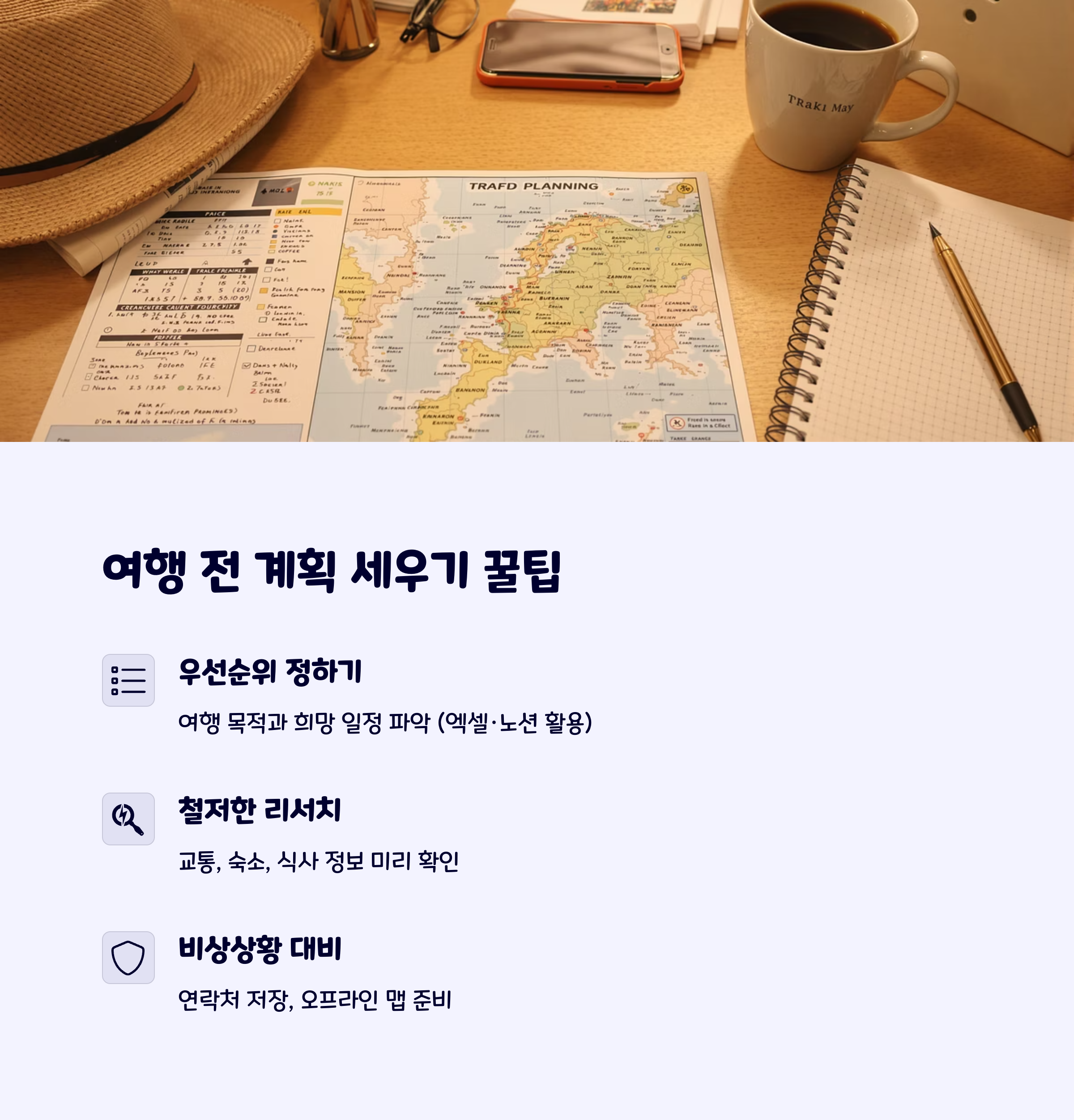 여행준비팁