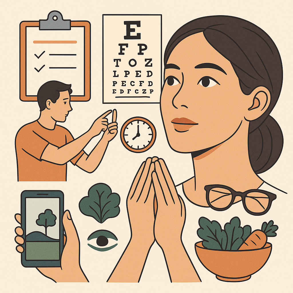 노안 예방법과 눈 스트레칭, 눈의 나이를 되돌리는 실천 가이드