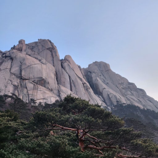 울산바위 전경 사진