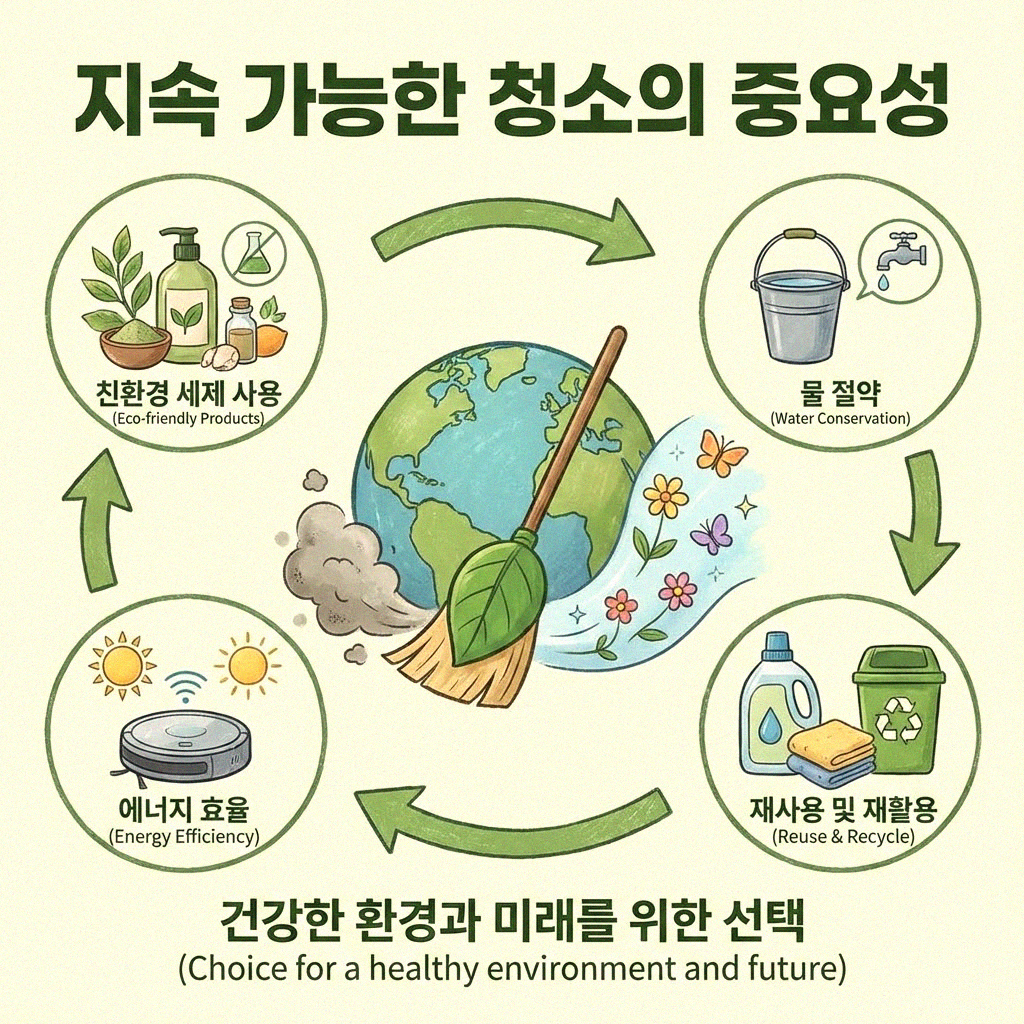 지구를 살리는 청소 습관 환경 친화적인 방법 탐색