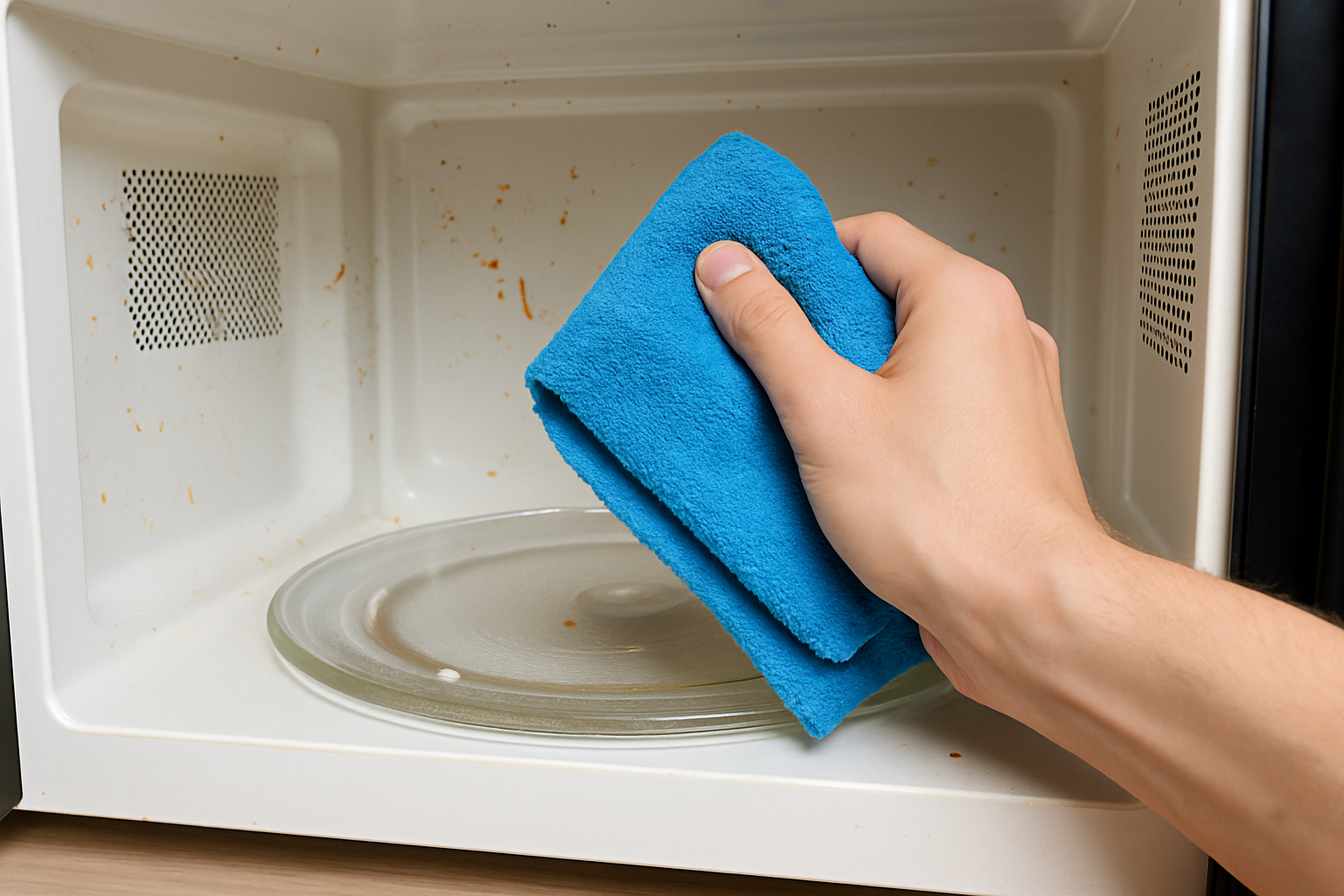 전자레인지 청소