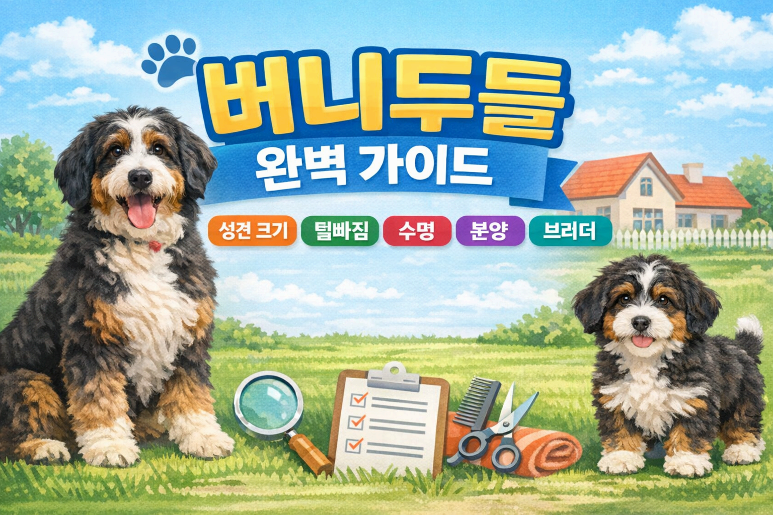 버니두들 키우기: 성견 크기·털빠짐·수명·분양·브리더 총정리