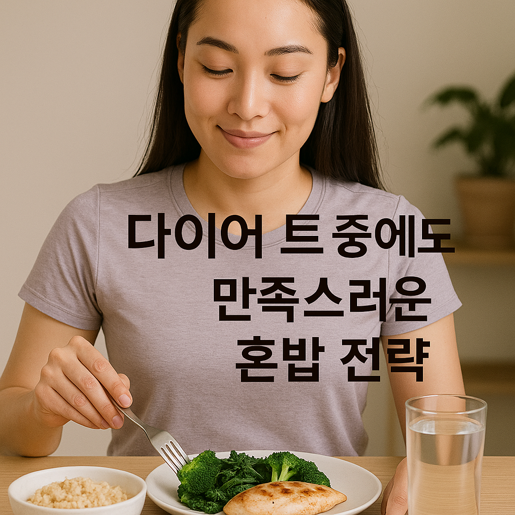 다이어트 중에도 만족스러운 혼밥 전략