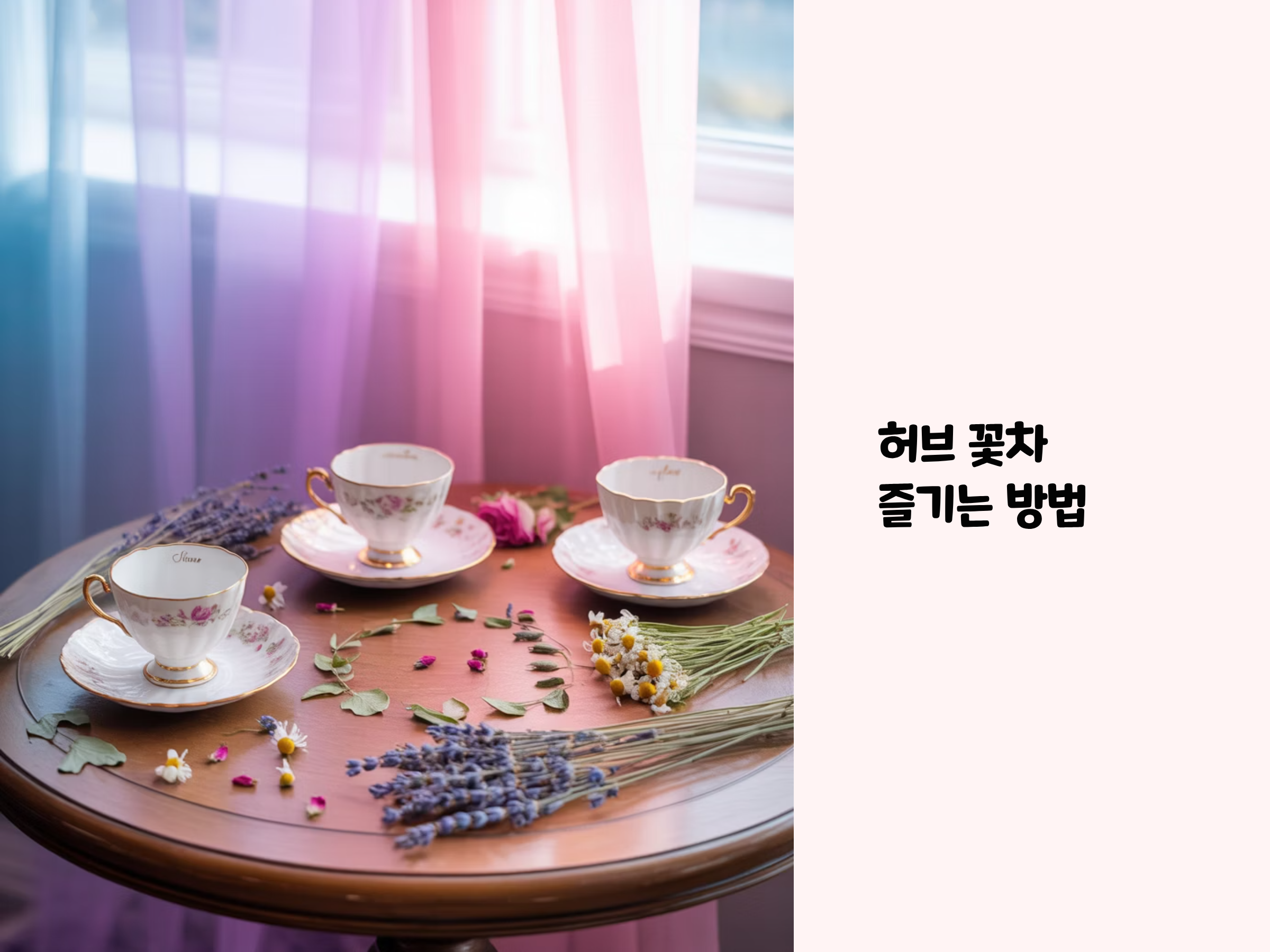 허브 꽃차, 제대로 즐기기 위한 실천 팁