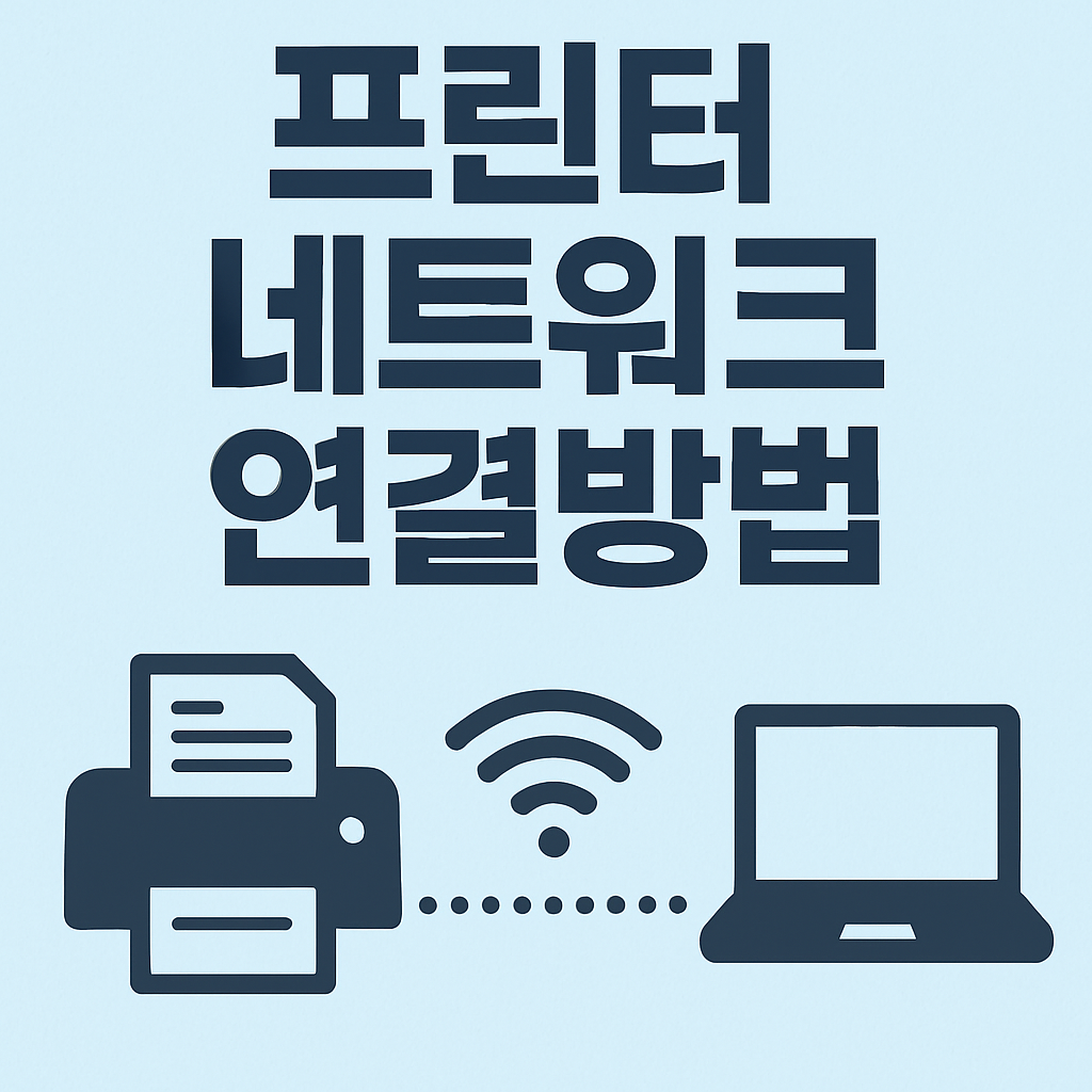 프린터 네트워크 연결방법