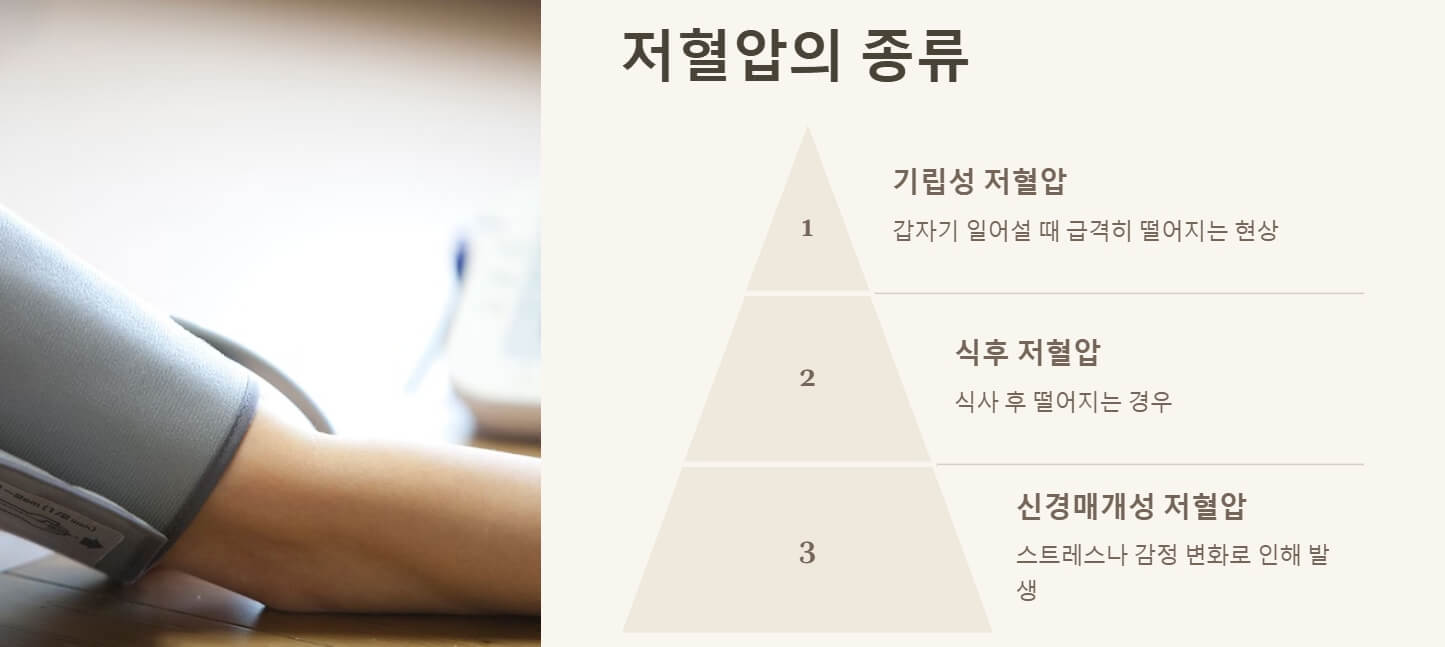 저혈압 수치 증상 원인
