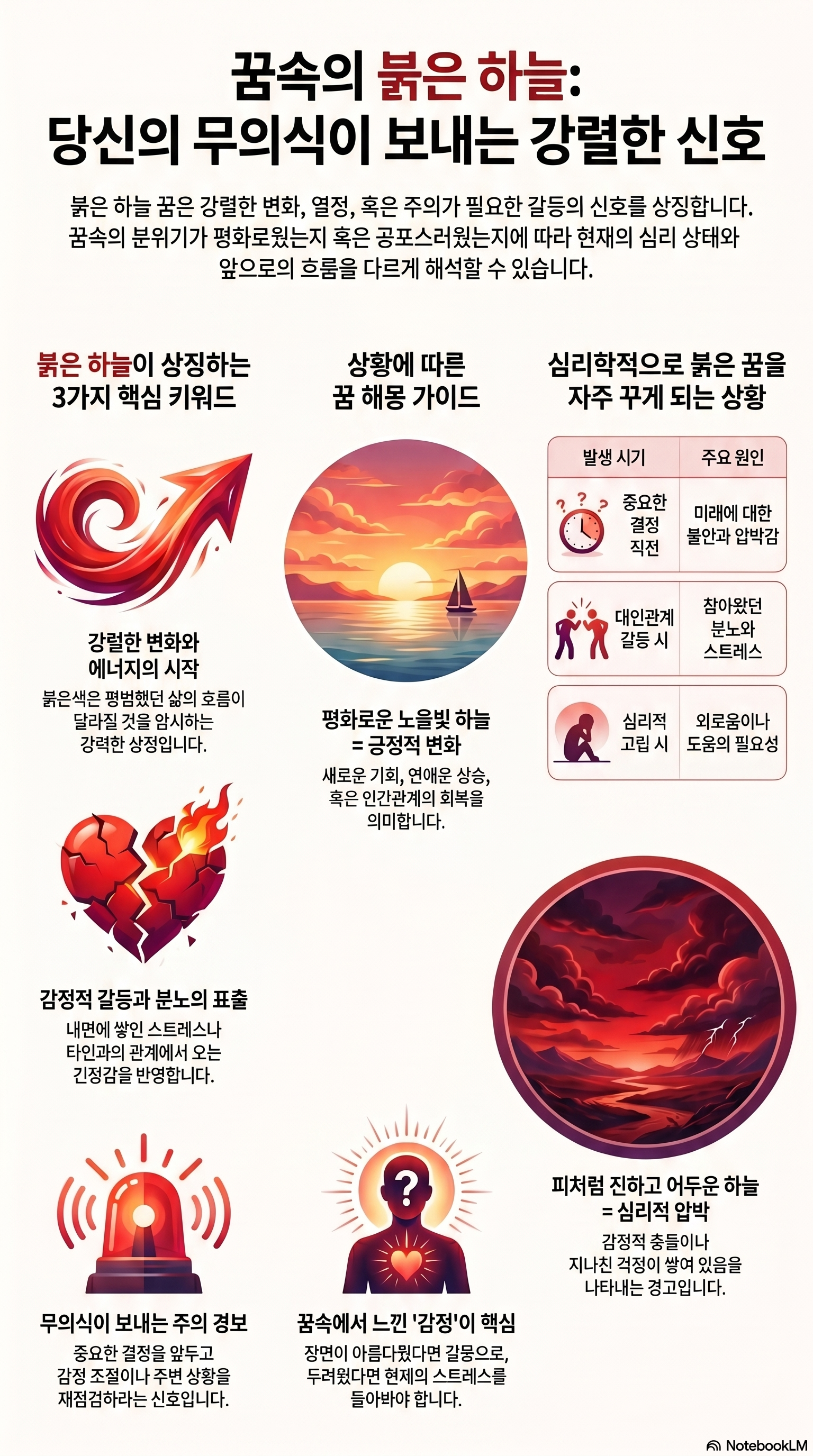 하늘이 붉게 물드는 꿈