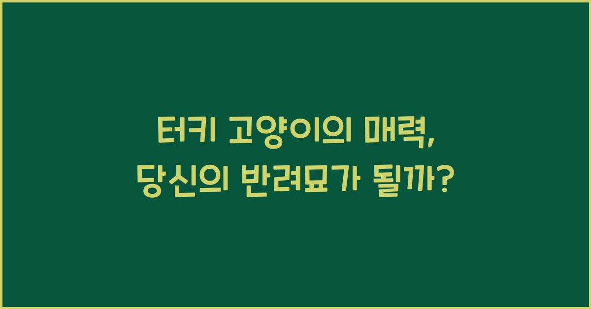 터키 고양이