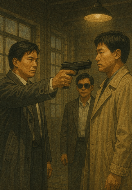 홍콩 느와르의 한 장면