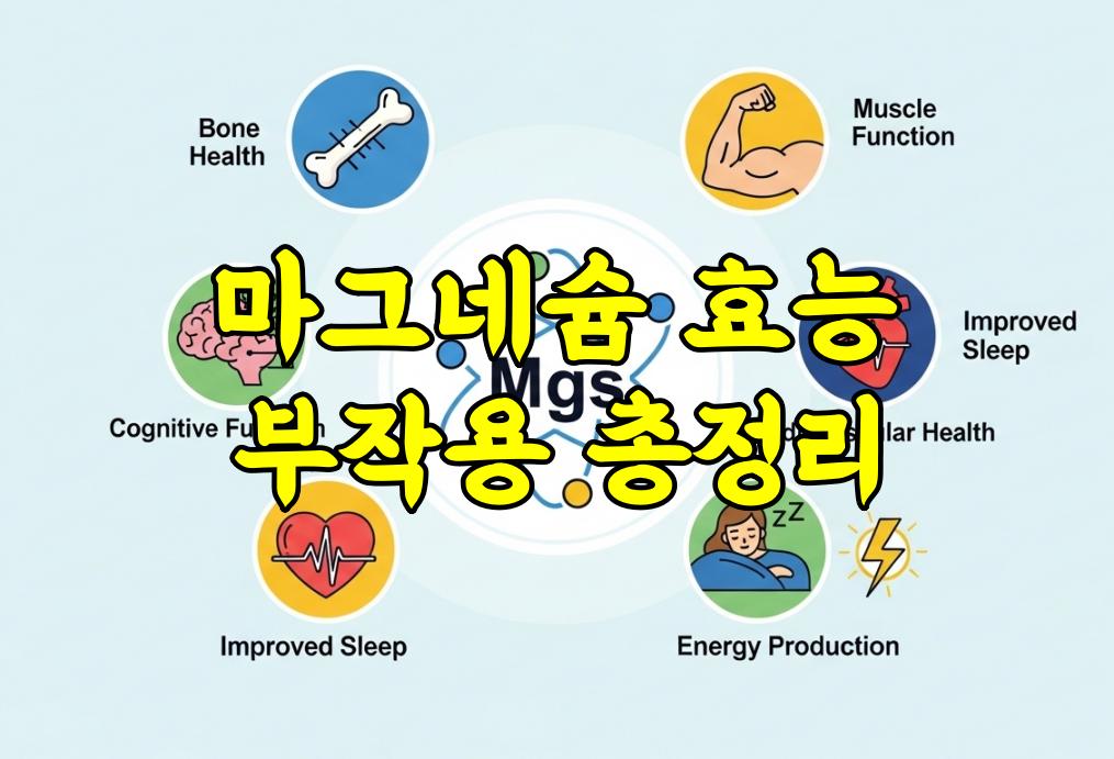 마그네슘 효능 부작용 총정리