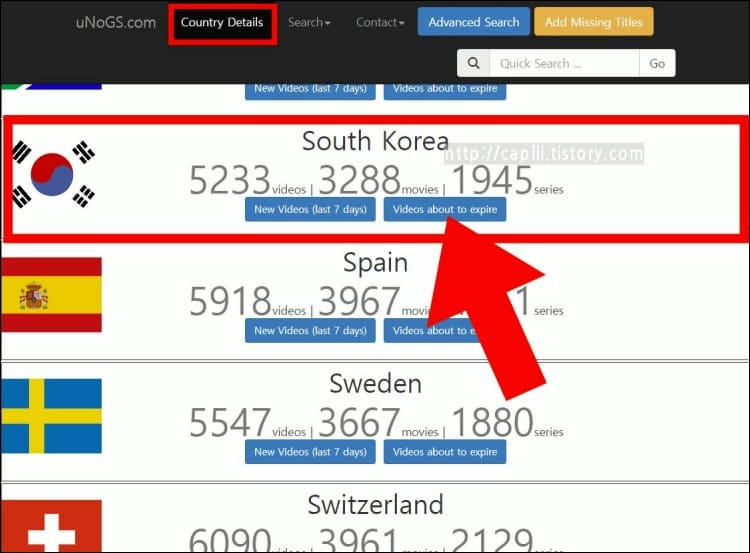 한국의-국기와-넷플릭스-컨텐츠-현황