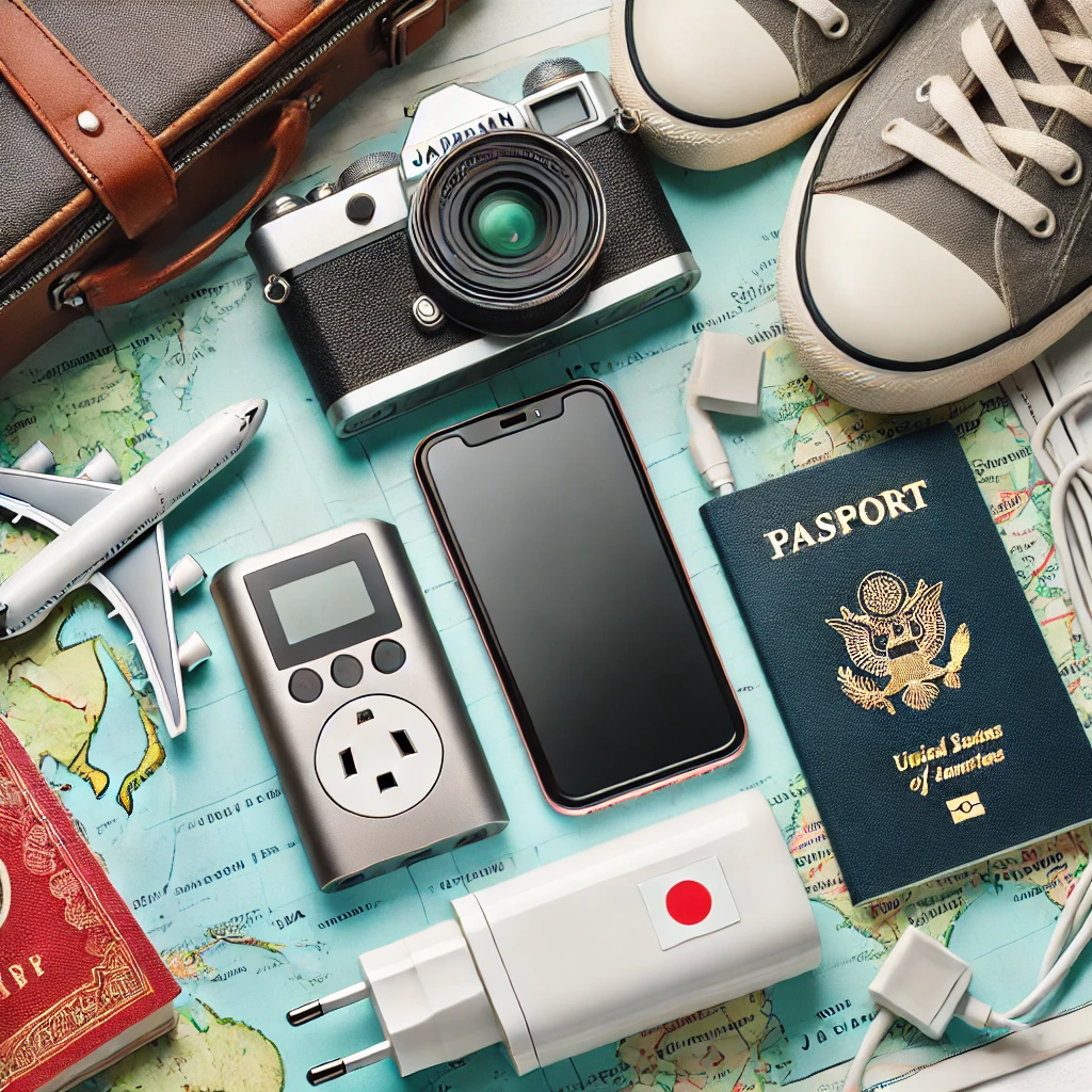 일본 여행 준비물 이미지