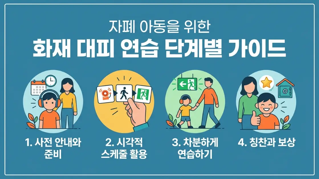 자폐 아이 화재경보기