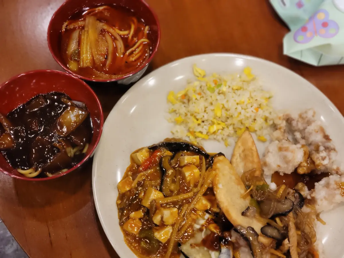 일산-벨라시타-팬더웍-중식뷔페-접시-짜장-짬뽕-볶음밥-마파두부-만두-탕수육