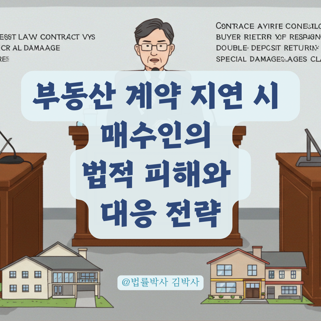부동산 매도인 사정으로 계약 미루는 경우, 매수인이 입을 수 있는 법적 피해 분석.