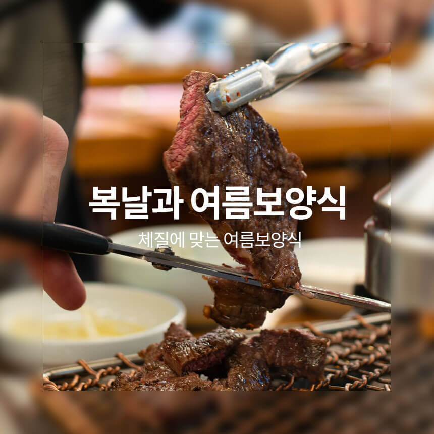 “복날과-체질에-맞는-여름-보양식”