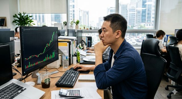 코스피 상승 속 투자 타이밍을 고민하는 개인 투자자 상황