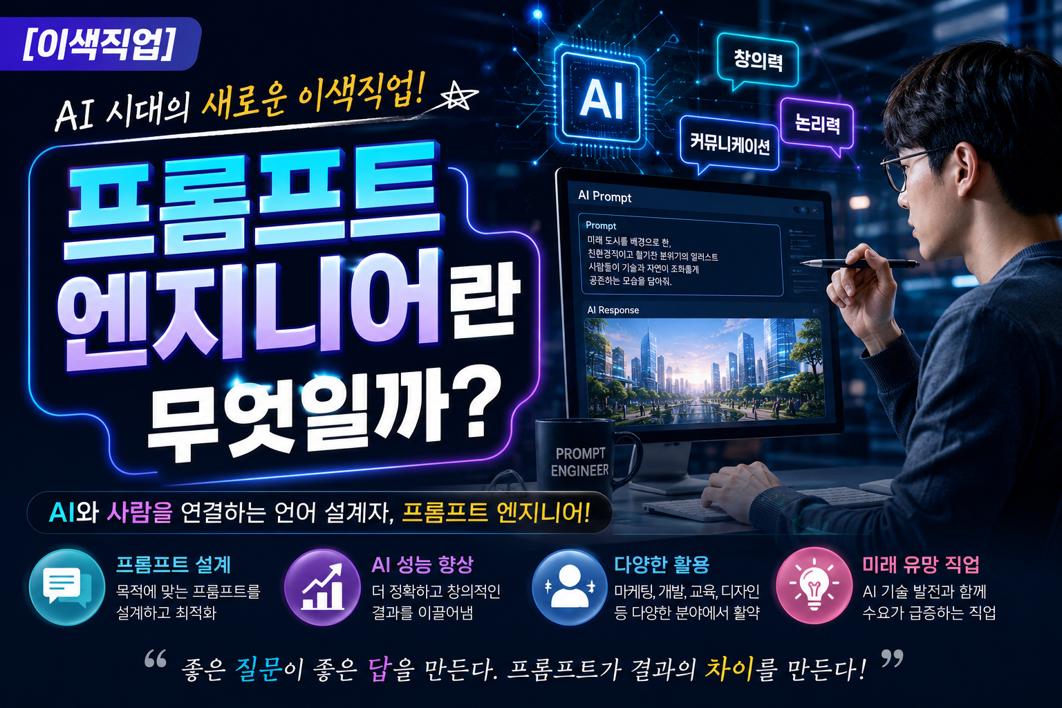 AI 시대의 새로운 이색직업, 프롬프트 엔지니어란 무엇일까?