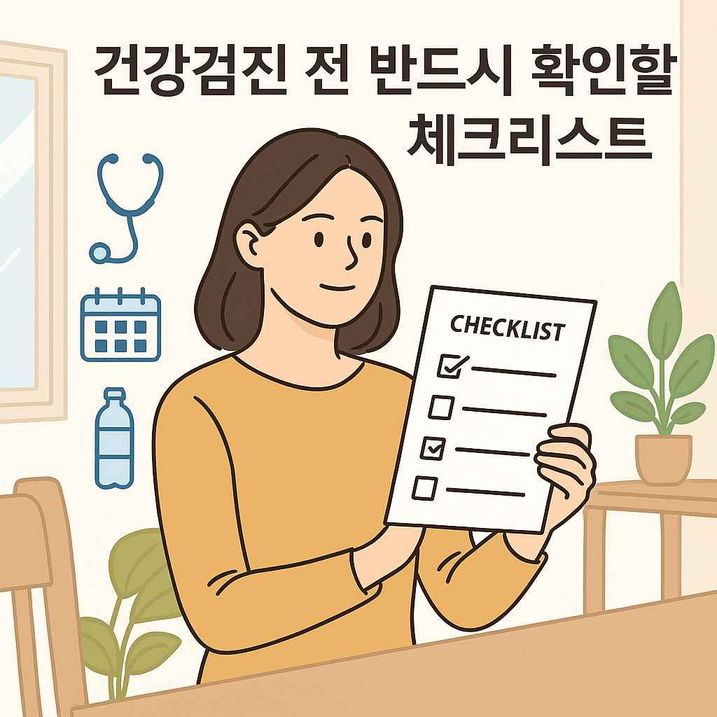 건강검진 전 반드시 확인할 체크리스트