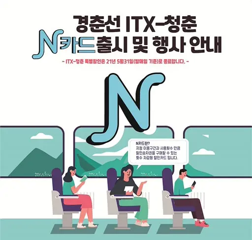 KTX 할인방법 N카드 알아보기