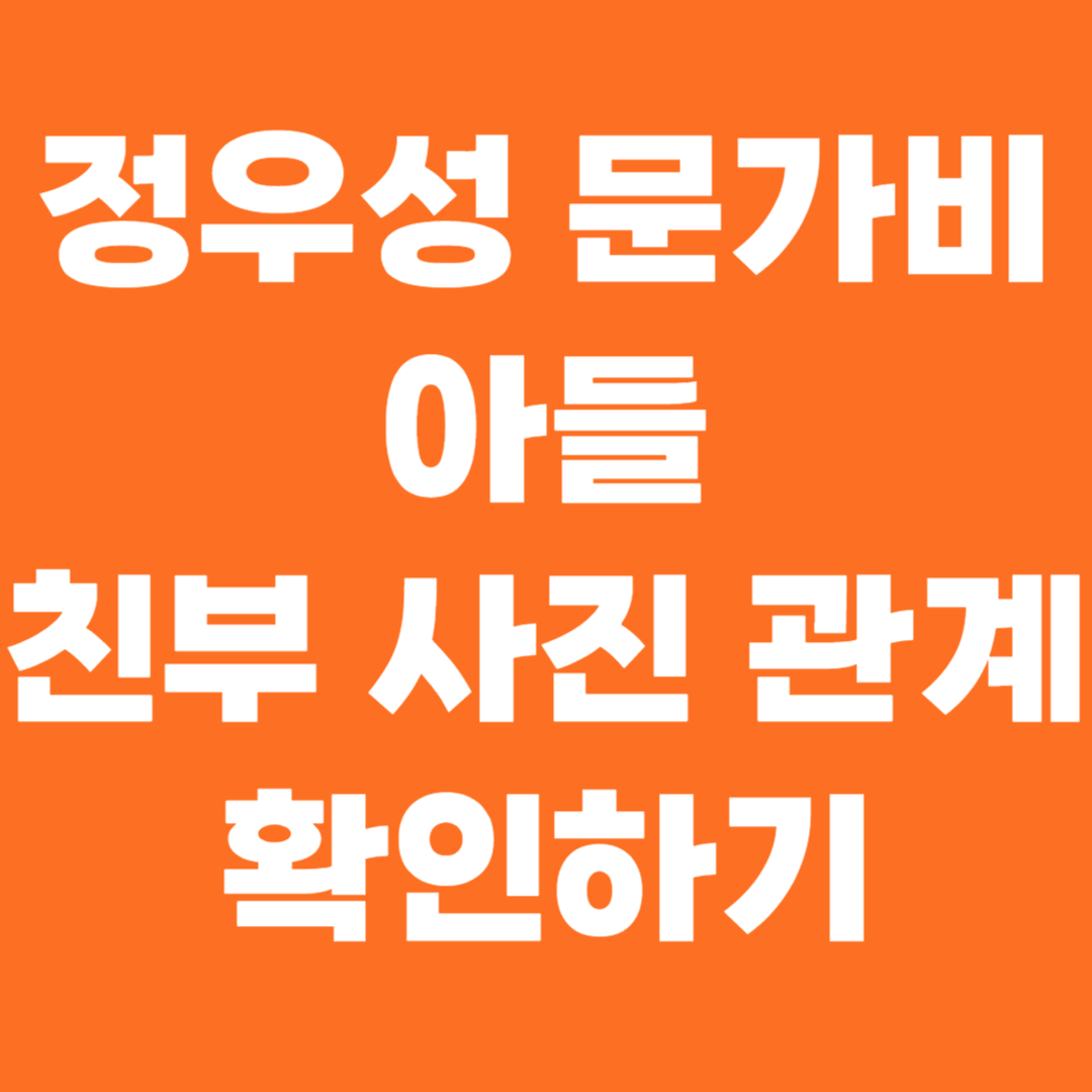 정우성 문가비 아들 공개 결혼 사진