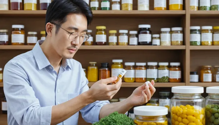 제품 구매 전 성분과 함량을 체크하는 실제 소비자의 모습