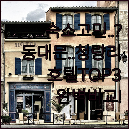 서울 여행 숙소 어디가 좋을까 동대문..