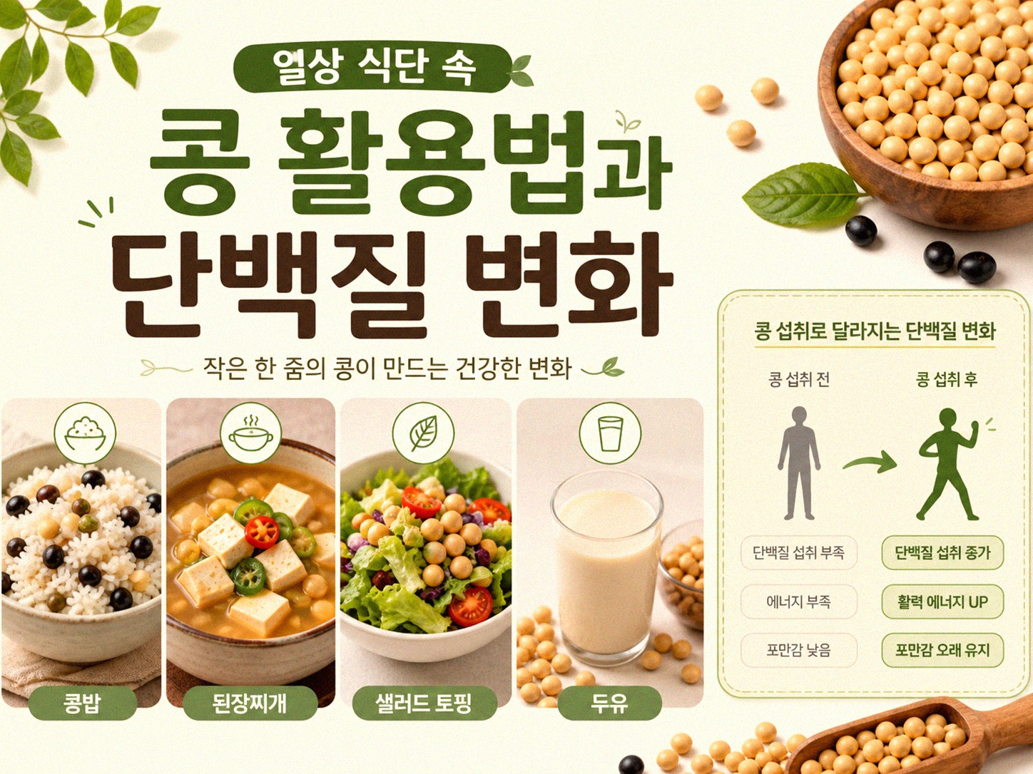 콩류, 단백질 섭취량 얼마나 달라질까