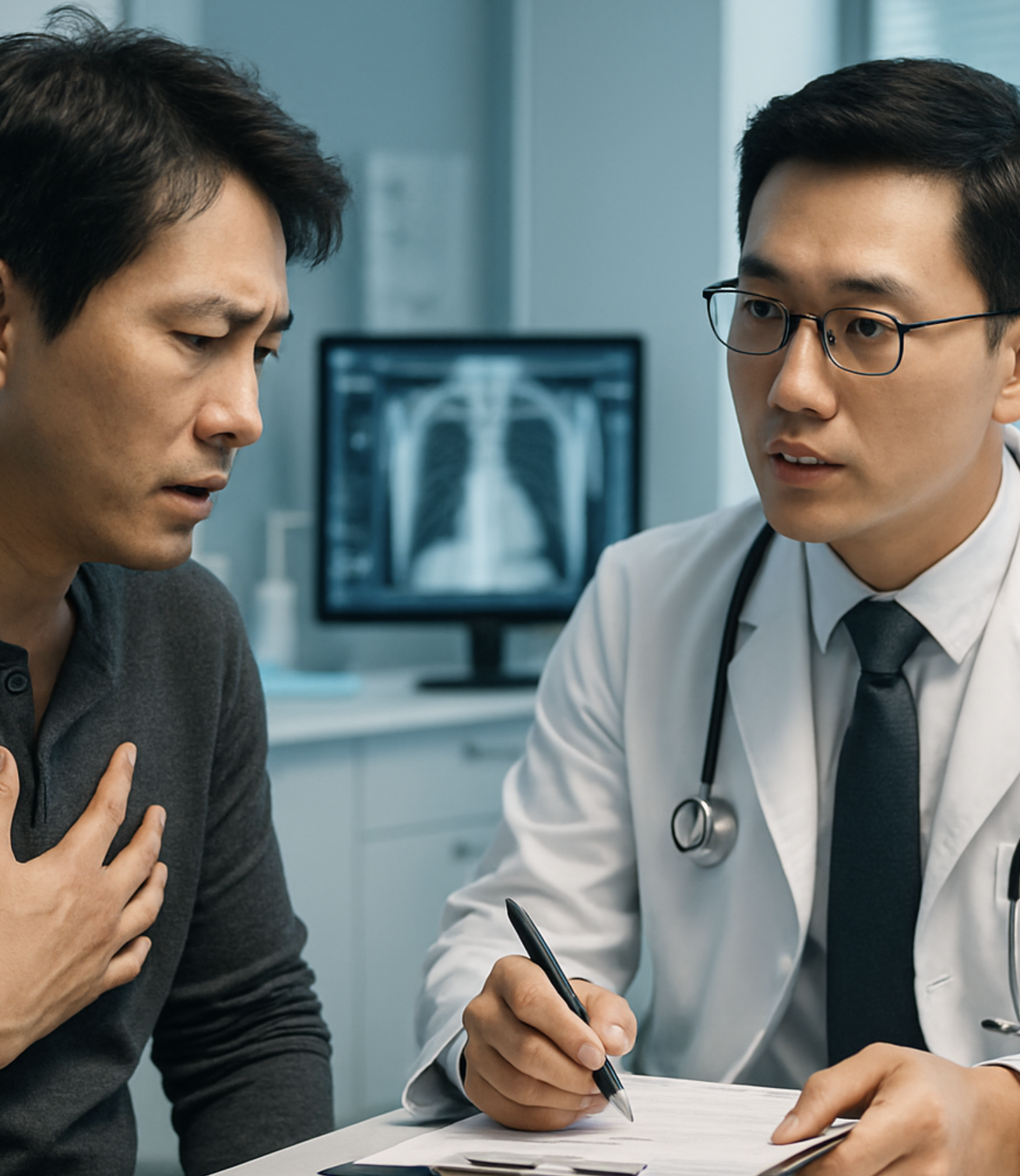 왼쪽 가슴 통증 원인 5가지 대표 증상