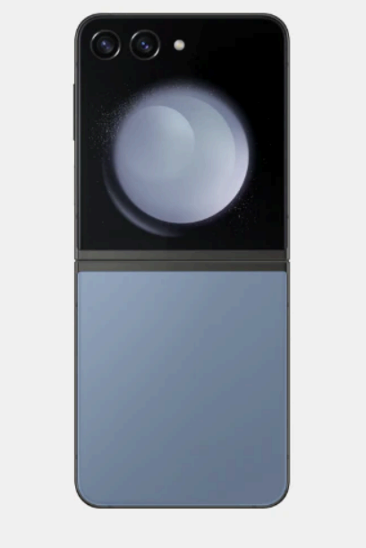갤럭시 z플립 5 블루 색상 사진