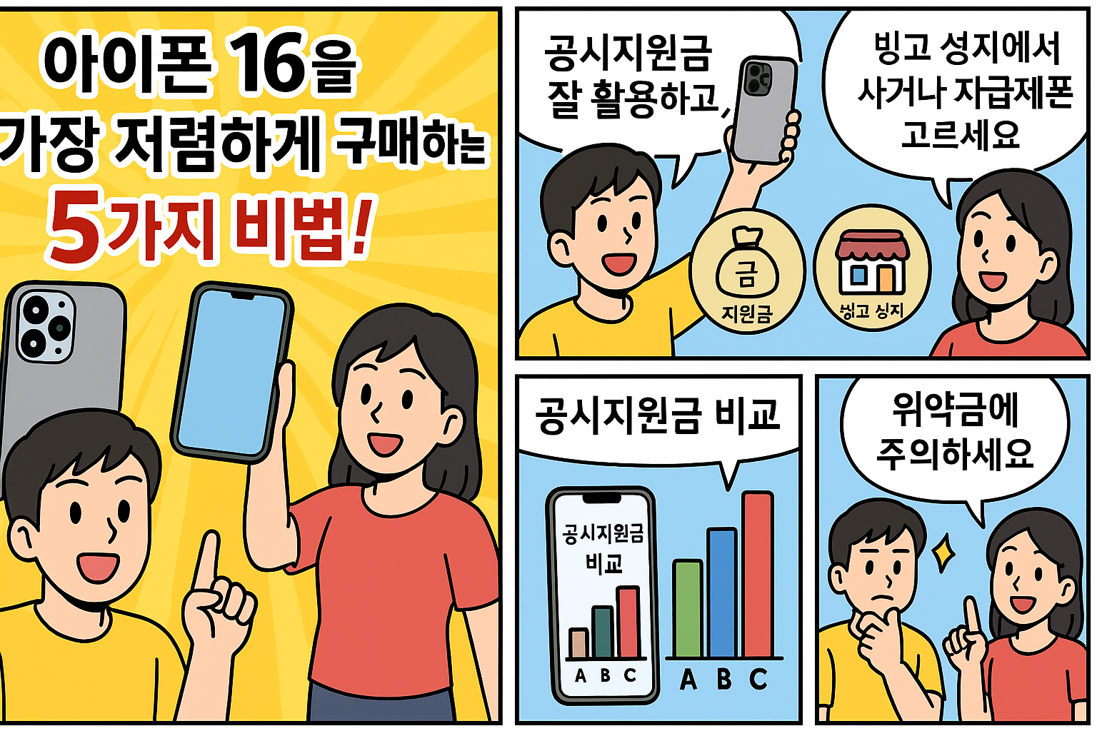 아이폰 16을 가장 저렴하게 구매하기