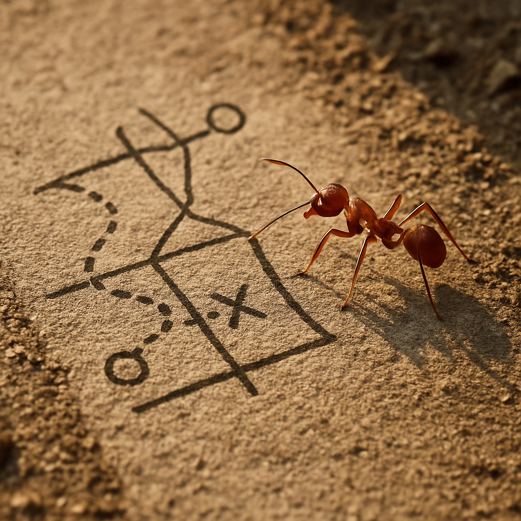 개미는 지도를 쓰지 않는다, 그럼 어떻게?