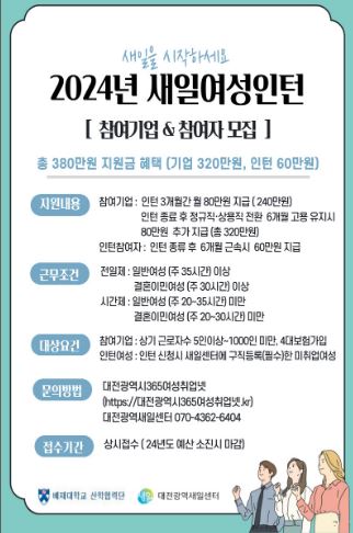 경력단절여성 지원금 신청방법
