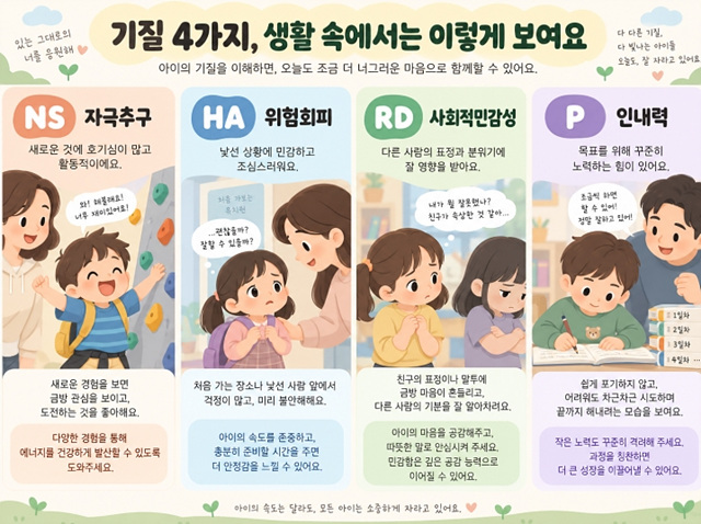 JTCI 아동&middot;청소년 기질검사 해석방법｜부모가 볼 핵심 점수