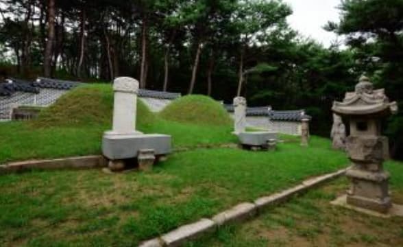 남양주 광해군묘 전경, 사적 제363호로 지정된 조선 폐위 군주의 능침 석물과 봉분