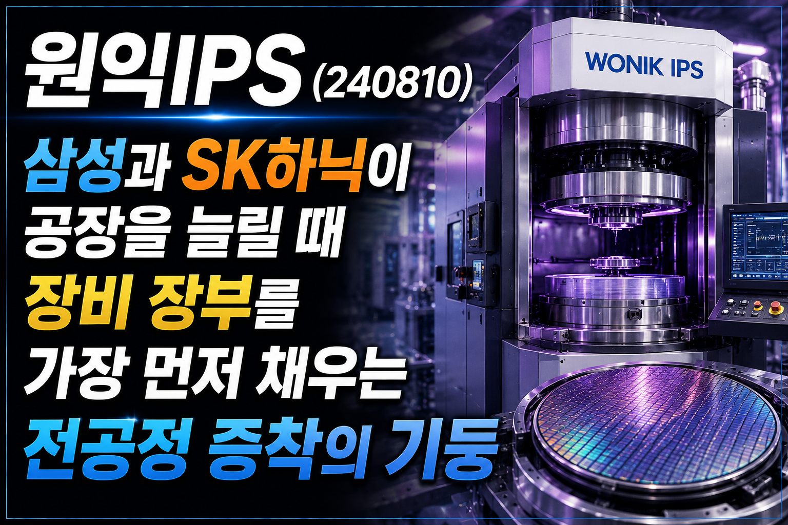 원익IPS 공장 증설을 위한 기술
