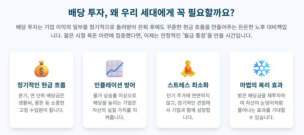 배탕 투자 장점