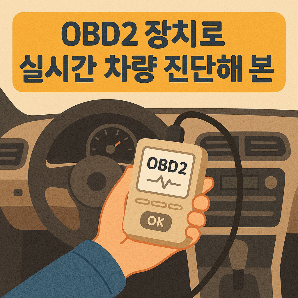 OBD2 장치로 실시간 차량 진단해본 후기