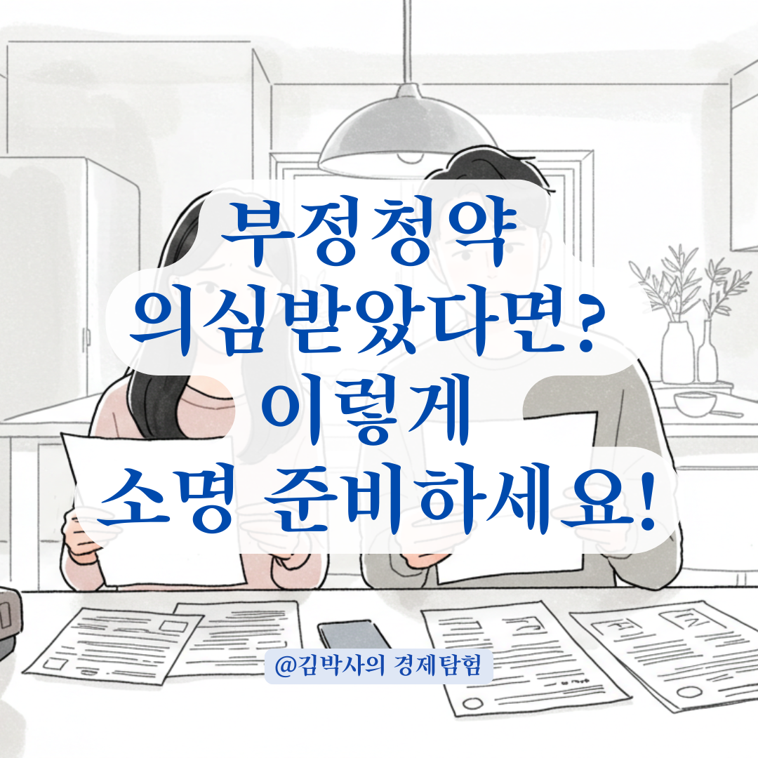 생애최초 청약 부정청약 의심받았다면, 심사기간과 대처법은 이렇게 준비하세요