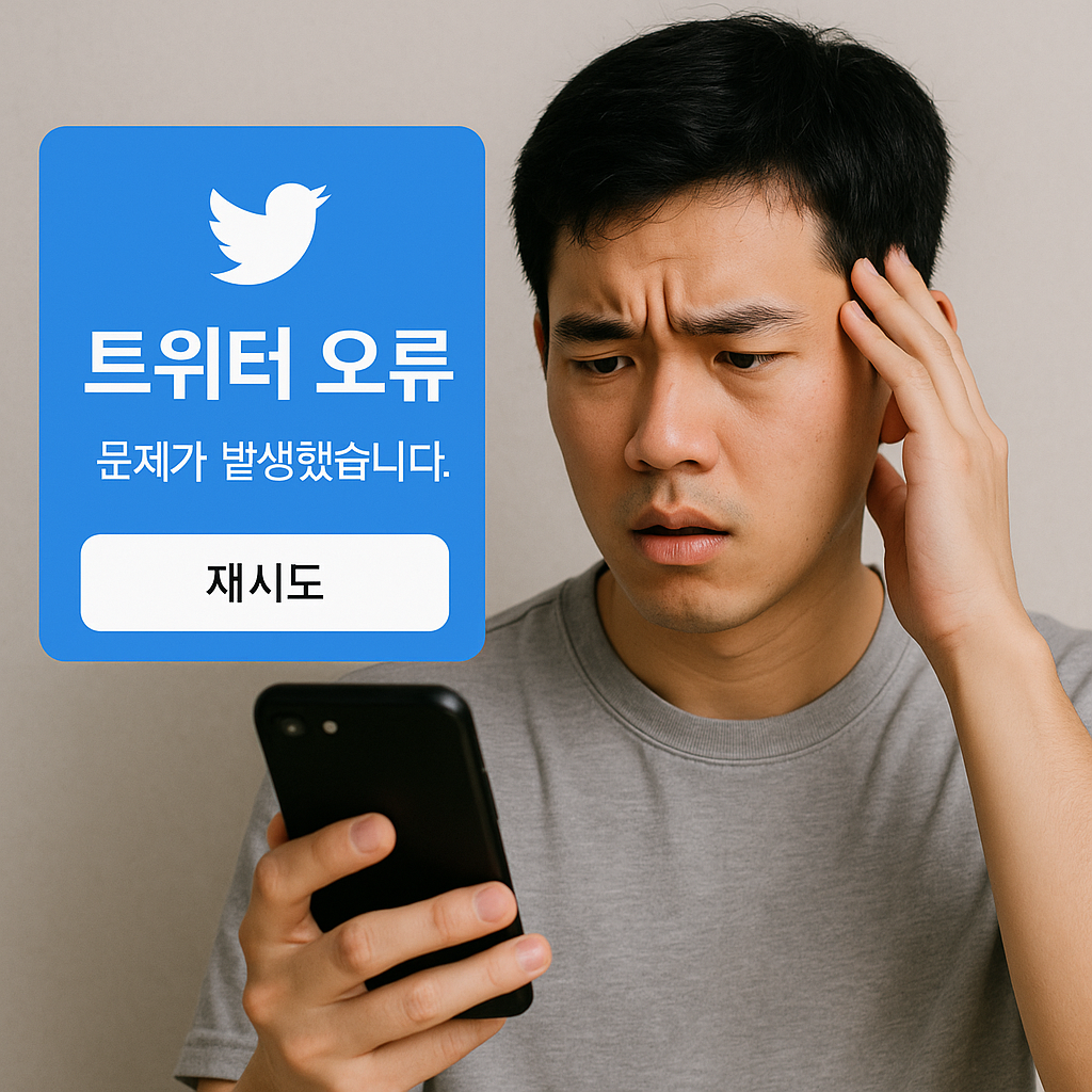 트위터 오류 해결법