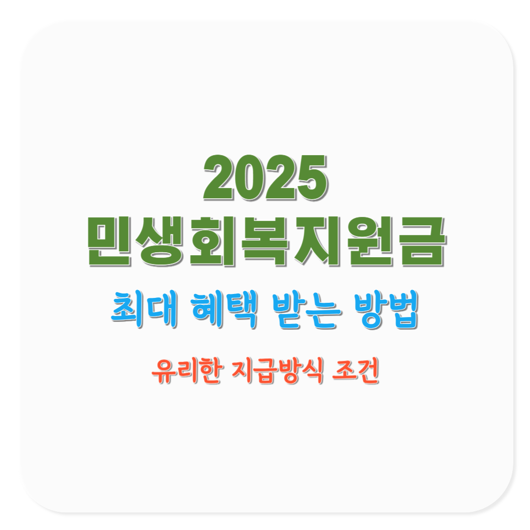 2025 민생회복지원금 현금·카드·지역화폐 중 어떤 지급방식이 유리할까?