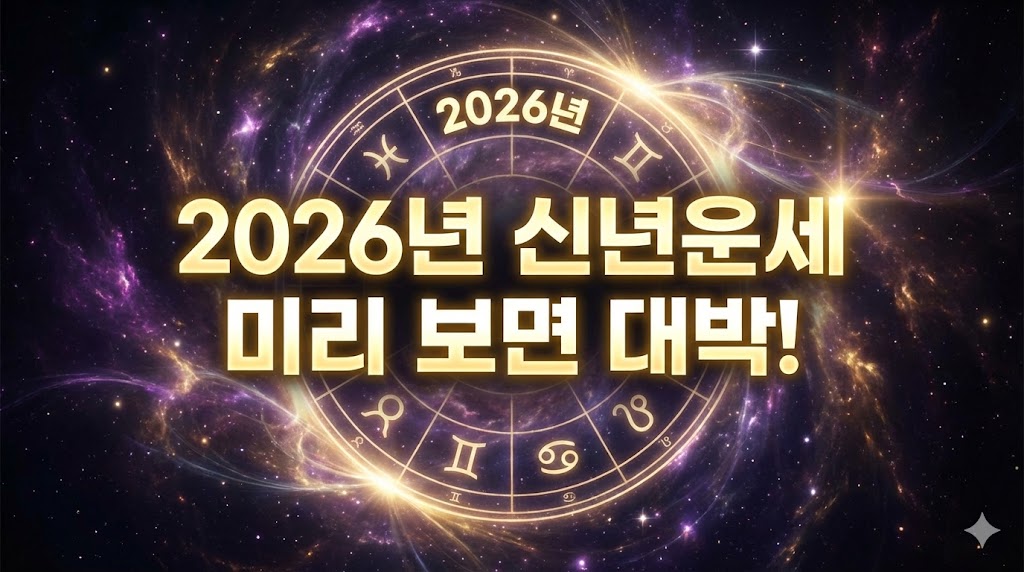 2026년 새해, 이런 꿈을 꾸셨나요? 당신의 한 해를 뒤바꿀 엄청난 대운의 신호!