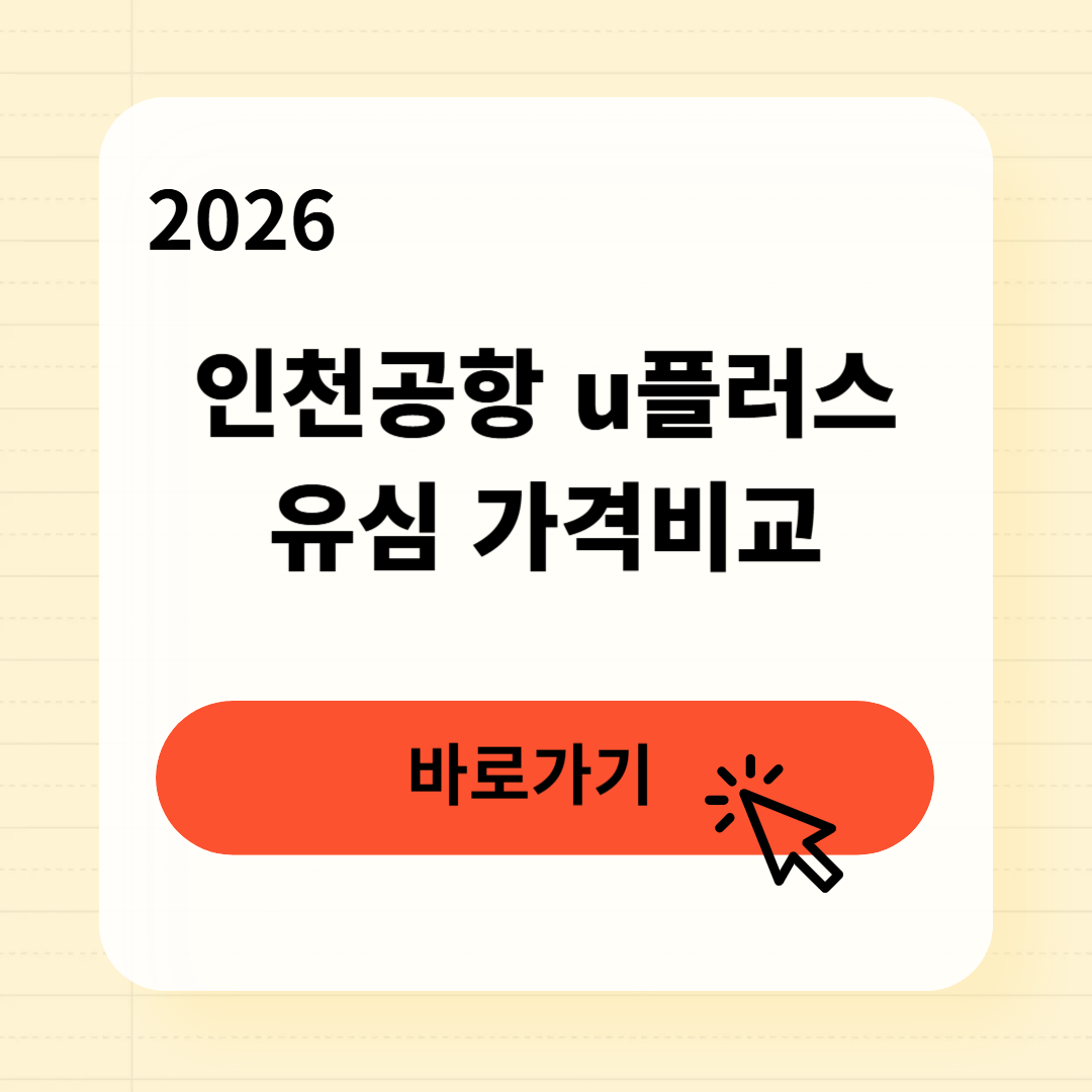 인천공항 u플러스 로밍, 이것만 알면 끝