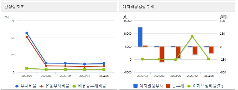 이브이첨단소재 주가 안정성