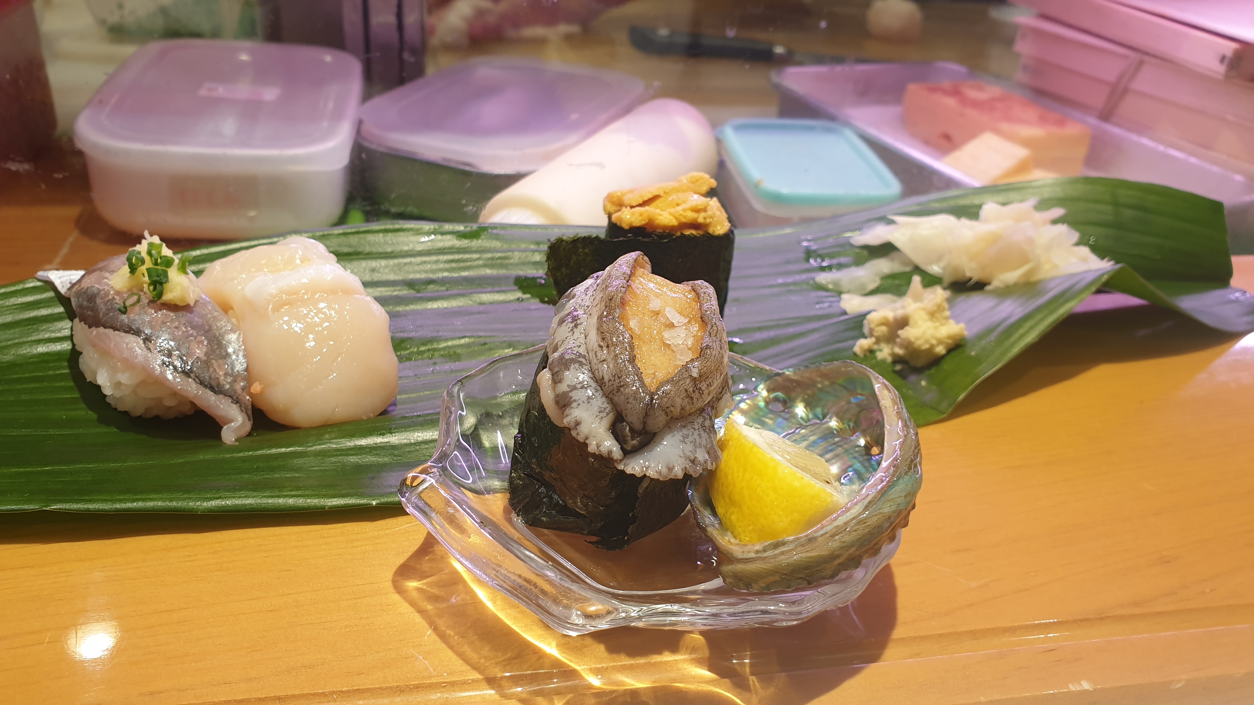 효탄스시 메인 이벤트 전복초밥