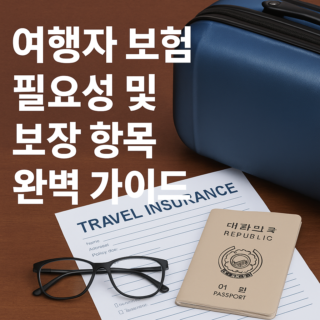 여행자 보험 필요성 및 보장 항목 완벽 가이드 – 여행 중 위기 상황에 대비하는 필수 체크리스트