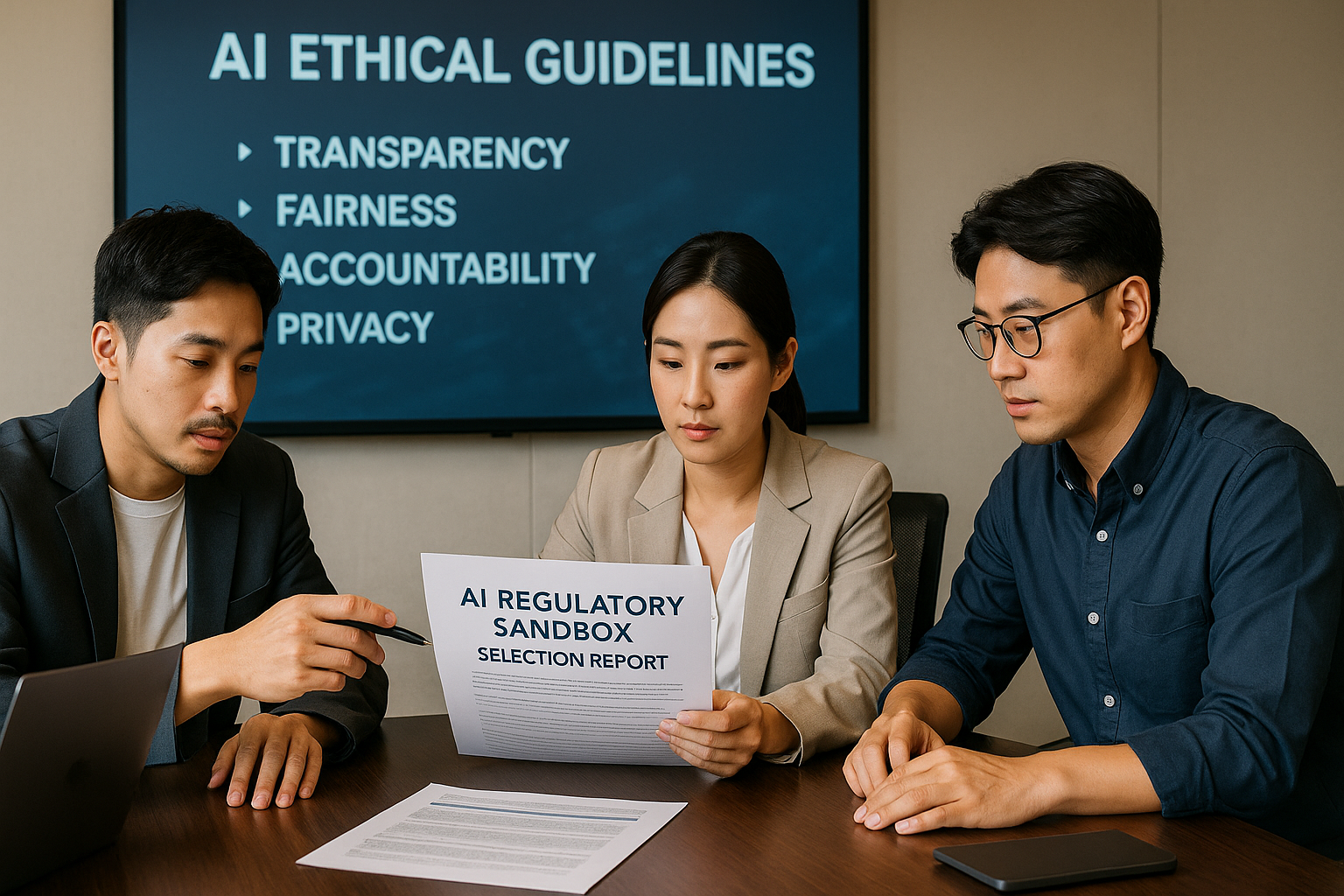 AI 규제 샌드박스 선정 보고서 검토 회의